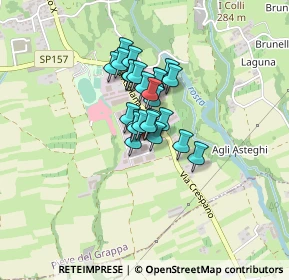 Mappa Via Rosset, 31017 Pieve del Grappa TV, Italia (0.24)