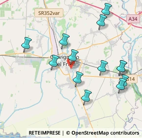 Mappa Via Enrico Fruch, 33052 Cervignano del Friuli UD, Italia (4.12923)