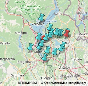 Mappa Piazza Carlo Locatelli, 21027 Ispra VA, Italia (9.8095)