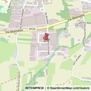 Mappa Via Vallina Orticella, 30, 31030 Borso del Grappa, Treviso (Veneto)