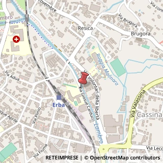 Mappa Via Volontari Della Libertà, 14, 22036 Erba, Como (Lombardia)