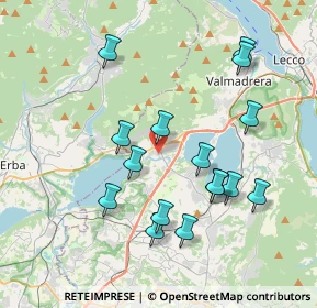 Mappa Via Raffaello, 23861 Cesana Brianza LC, Italia (3.78875)