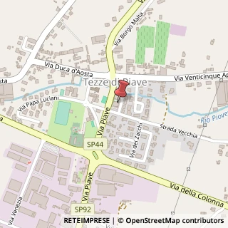 Mappa Via Strada Vecchia, 1, 31028 Vazzola, Treviso (Veneto)