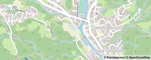 Mappa Sant'Omobono Terme