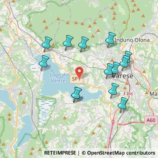 Mappa Via Duca degli Abruzzi, 21100 Varese VA, Italia (3.92923)