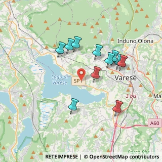 Mappa Via Duca degli Abruzzi, 21100 Varese VA, Italia (3.39091)