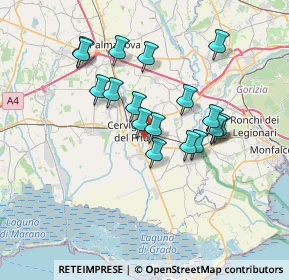 Mappa Via Monsignore Luigi Faidutti, 33052 Cervignano del Friuli UD, Italia (6.07)
