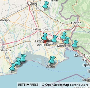 Mappa Via Monsignore Luigi Faidutti, 33052 Cervignano del Friuli UD, Italia (16.50143)