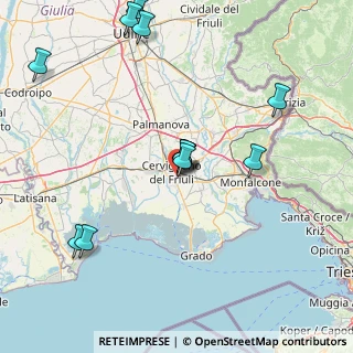 Mappa Via Monsignore Luigi Faidutti, 33052 Cervignano del Friuli UD, Italia (17.11583)