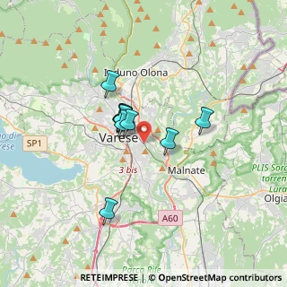 Mappa Via Prealpi, 21100 Varese VA, Italia (2.24273)
