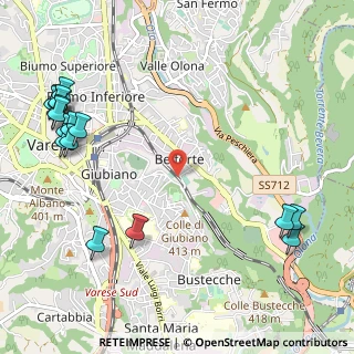 Mappa Via Prealpi, 21100 Varese VA, Italia (1.49471)