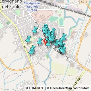 Mappa Via Ugo Pellis, 33052 Cervignano del Friuli UD, Italia (0.26154)