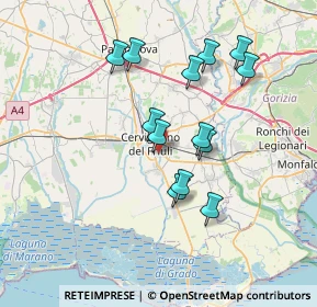 Mappa Via Ippolito Nievo, 33052 Cervignano del Friuli UD, Italia (6.39692)