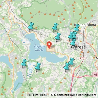 Mappa Via al Lago, 21100 Varese VA, Italia (4.23182)
