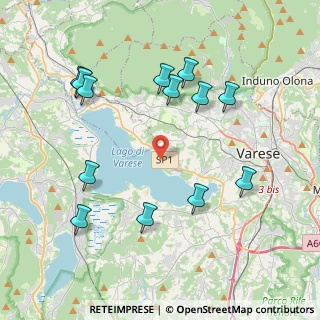 Mappa Via al Lago, 21100 Varese VA, Italia (4.34462)