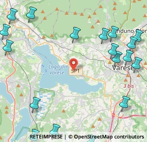 Mappa Via al Lago, 21100 Varese VA, Italia (6.6115)