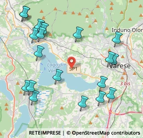 Mappa Via al Lago, 21100 Varese VA, Italia (4.8995)