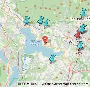 Mappa Via al Lago, 21100 Varese VA, Italia (5.22636)