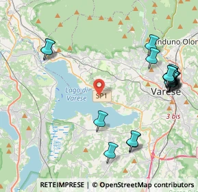 Mappa Via al Lago, 21100 Varese VA, Italia (5.085)