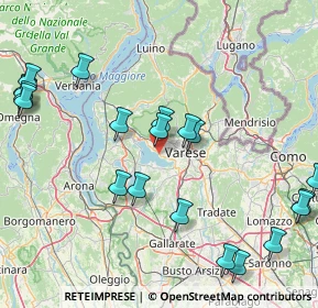 Mappa Via al Lago, 21100 Varese VA, Italia (20.087)