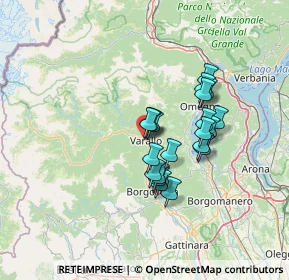 Mappa Corso Roma, 13019 Varallo VC, Italia (10.5185)