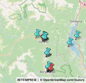 Mappa Corso Roma, 13019 Varallo VC, Italia (7.1085)