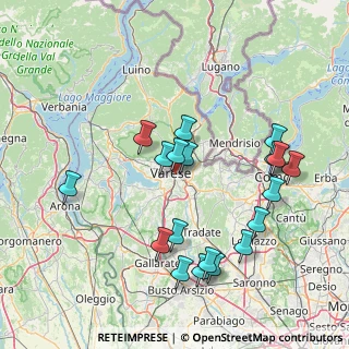 Mappa Via S. Giusto, 21100 Varese VA, Italia (16.078)