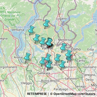 Mappa Via S. Giusto, 21100 Varese VA, Italia (9.847)