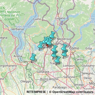 Mappa Via S. Giusto, 21100 Varese VA, Italia (8.03636)