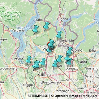 Mappa Via S. Giusto, 21100 Varese VA, Italia (11.36125)