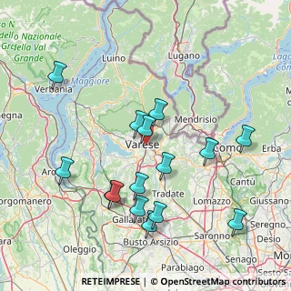 Mappa Via S. Giusto, 21100 Varese VA, Italia (16.034)