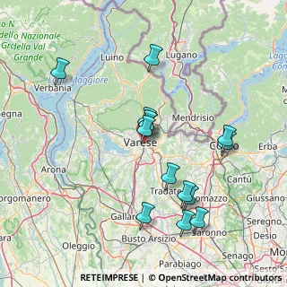 Mappa Via S. Giusto, 21100 Varese VA, Italia (14.545)