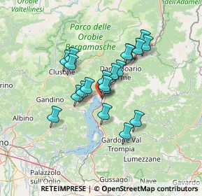 Mappa Via Palmiro Togliatti, 24062 Costa Volpino BG, Italia (10.312)