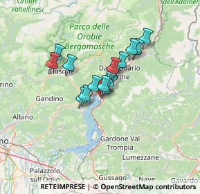 Mappa Via Palmiro Togliatti, 24062 Costa Volpino BG, Italia (8.98733)