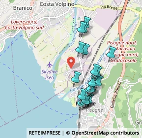 Mappa Via Palmiro Togliatti, 24062 Costa Volpino BG, Italia (0.874)