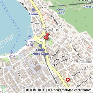 Mappa Via Alessandro Manzoni, 18, 22100 Como, Como (Lombardia)