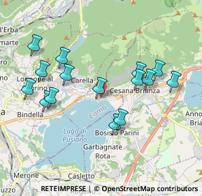 Mappa Piazza Parini, 22030 Pusiano CO, Italia (1.89933)