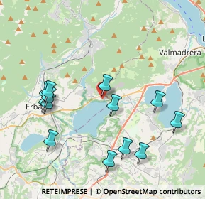 Mappa Piazza Parini, 22030 Pusiano CO, Italia (4.25769)