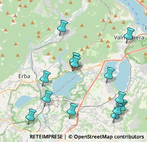 Mappa Piazza Parini, 22030 Pusiano CO, Italia (4.72615)