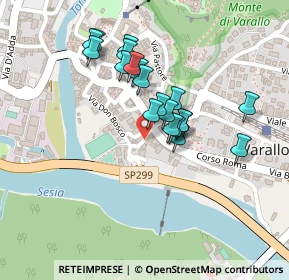 Mappa Via Geniani, 13019 Varallo VC, Italia (0.179)