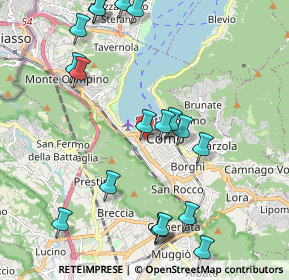 Mappa Via Alfredo Oriani, 22062 Cantù CO, Italia (2.36211)