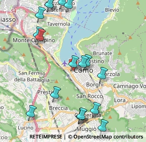 Mappa Via Alfredo Oriani, 22062 Cantù CO, Italia (2.44278)