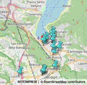 Mappa Via Alfredo Oriani, 22062 Cantù CO, Italia (1.54)