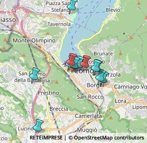 Mappa Via Alfredo Oriani, 22062 Cantù CO, Italia (1.31)