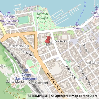 Mappa Via Enrico Bossi, 7, 22100 Como, Como (Lombardia)