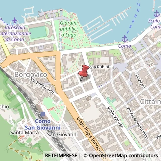 Mappa Via E. Bossi Marco, 8, 22010 Como, Como (Lombardia)