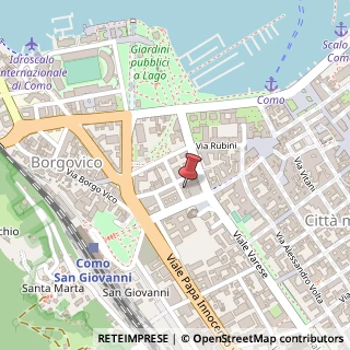 Mappa Via Marco Enrico Bossi, 4, 22100 Como, Como (Lombardia)