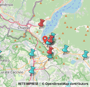 Mappa Via Alfredo Oriani, 22062 Cantù CO, Italia (3.84385)