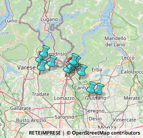 Mappa 22062 Cantù CO, Italia (8.79818)