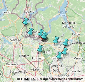 Mappa Via Alfredo Oriani, 22062 Cantù CO, Italia (9.48)